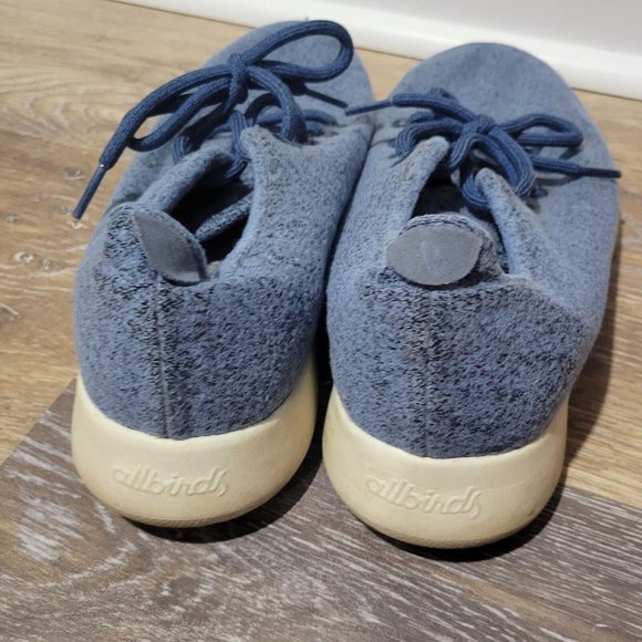 Allbirds WR Bright Blue Lace Up Sneakers Men's Size 10 - Picture 3 of 6